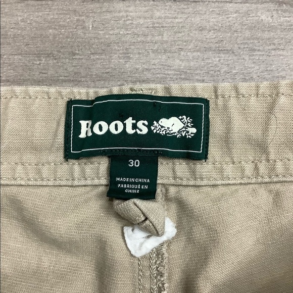 Men's Roots 30 Small Shorts Chino Khakis Khaki Darwstring Disc Golf Skater NWOT - Picture 7 of 8